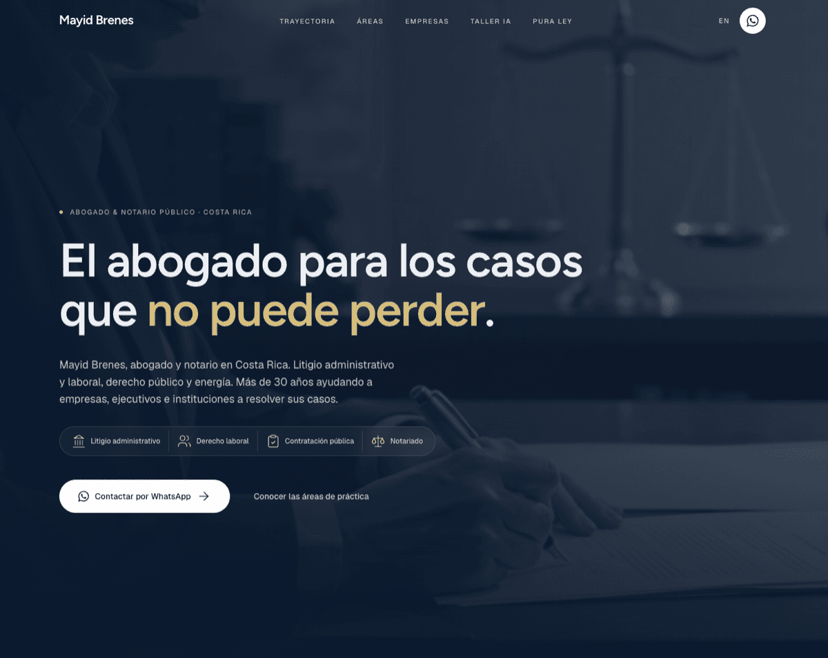 Mayid Brenes website